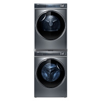 Haier 海尔 XQG100-BD14376LU1+HGY100-F376U1 热泵式洗烘套装 极夜灰