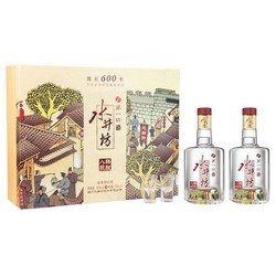 swellfun 水井坊 52度纯粮食浓香型白酒520ml*2瓶臻酿八号礼盒装