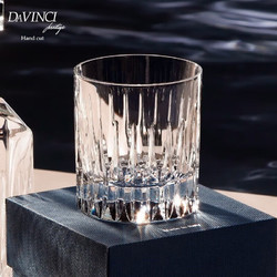 DAVINCI 意大利进口威士忌酒杯洋酒杯奢华水晶玻璃酒杯高档手工杯2头礼盒