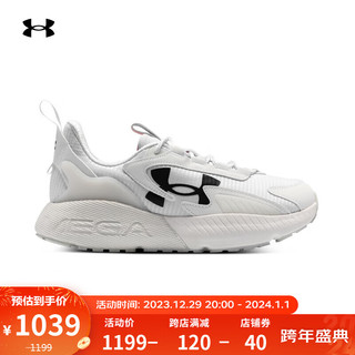 安德玛（UNDERARMOUR）HOVR Mega 2 男女同款运动休闲鞋3026629 白色107 42