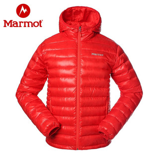 土拨鼠（Marmot）秋冬户外运动滑雪鹅绒轻量羽绒衣男羽绒服 天蓝065 81225 L