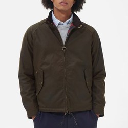 Barbour 巴伯尔 x Baracuta联名 棕色油蜡棉夹克