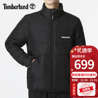 Timberland添柏岚羽绒服男 秋冬户外运动保暖防风羽绒夹克外套A5Z21 A5Z21001/黑色 S/170