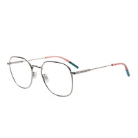 TOMMY HILFIGER 汤米希尔费格女款光学眼镜架亮银色镜框近视眼镜框0091 010 52mm