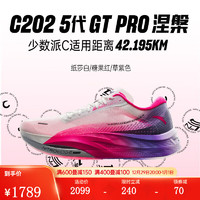 安踏（ANTA）C202 5代 GT PRO丨运动鞋男鞋氮科技马拉松竞速碳板跑步鞋子男 【女】涅槃-1 42