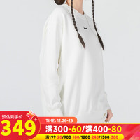 耐克（NIKE）官网女装 加绒保暖运动服时尚圆领卫衣套头衫 DQ5734-133 2XL(175/96A)