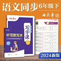 田英章人教版小写字课六年级下册 2024年春语文同步练字帖赠听写默写本（共2册） 钢笔字帖楷书字帖