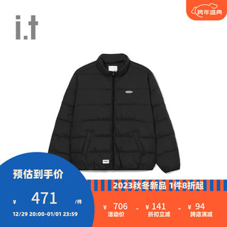 :CHOCOOLATE it 款羽绒外套基础绗缝羽绒服7451X BKX/黑色 L