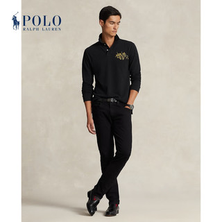 Polo Ralph Lauren 拉夫劳伦 男装 24春农历新年三匹小马Polo衫RL17694 001-Polo黑 XXL