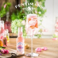 FENTIMANS 玫瑰柠檬风味气泡水英国进口网红订婚饮料瓶装200ml*4