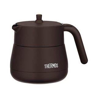 THERMOS 膳魔师 茶壶 真空保温带滤网 450ml 棕色 TTE-450 BW