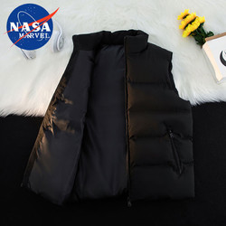 NASA MARVEL 加厚无袖背心黑色 2XL