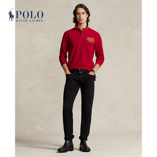 Polo Ralph Lauren 拉夫劳伦 男装 24春农历新年三匹小马Polo衫RL17695 600-红色 XS