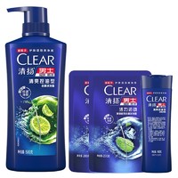 CLEAR 清扬 洗头发水沐浴露套装860g