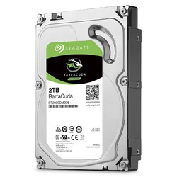 SEAGATE 希捷 酷鱼BarraCuda系列 3.5英寸台式机硬盘 2TB 64MB(7200rpm、PMR)ST2000DM006