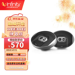 Infinity PR9603is 哈曼汽车音响改装 尺寸椭圆形6*9英寸3路同轴喇叭