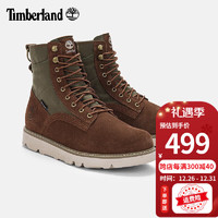 Timberland添柏岚男鞋休闲鞋踢不烂户外运动鞋轻便舒适复古高帮马丁靴A5M9G A5M9G931/深棕色 45码