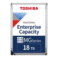 TOSHIBA 东芝 企业级硬盘 18TB CMR 3.5英寸 SATA接口 7200转 512M(MG09ACA18TE)