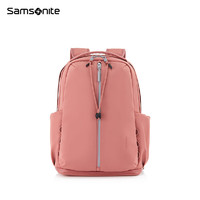 Samsonite 新秀丽 23年 女生包包女大容量 通勤时尚双肩包 QX1 粉红色