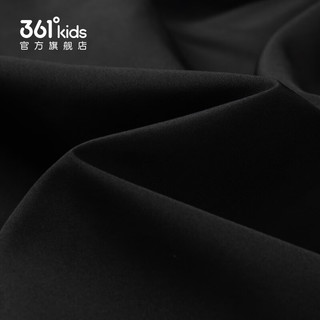 361°童装男童羽绒服年冬季中大童运动休闲外套 经典黑 130