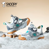 88VIP：SNOOPY 史努比 童鞋儿童雪地靴运动鞋加绒冬男童加绒保暖大棉鞋