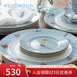 WEDGWOOD 威基伍德航海旅程餐盘骨瓷盘子餐具餐盘欧式西餐盘菜盘 航海旅程18cm餐盘