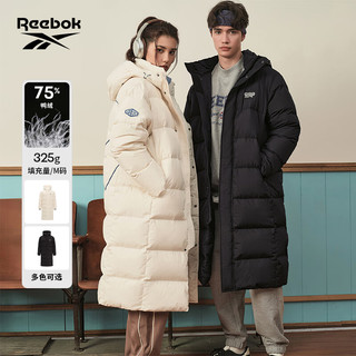 Reebok锐步经典复古时尚梭织保暖长款羽绒夹克 23FRC285UGW2 A/XL