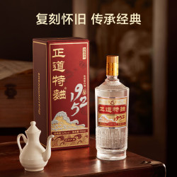 京东京造白酒_京东京造 正道特曲1952浓香型白酒 52度500ml*6瓶整箱装