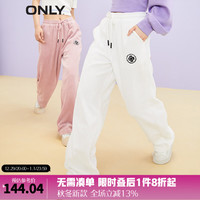 ONLY 时尚气质宽松灯芯绒直筒长款休闲裤女|122314015 灰色 170/72A/LR