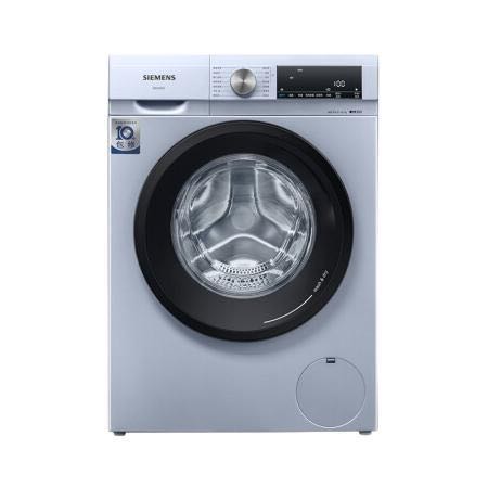 家装季、PLUS会员：SIEMENS 西门子 XQG100-WN54A1X42W 洗烘一体机 10kg 银色