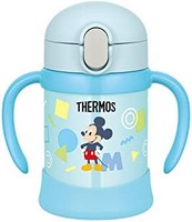 THERMOS 膳魔师 宝宝吸管杯 FJL-250DS 蓝色 (BL) 米奇 250ml