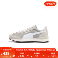 彪马（PUMA） 男女同款复古休闲鞋 R78 NYLON RETRO 399250 烟灰色-白-沉灰色-02 47