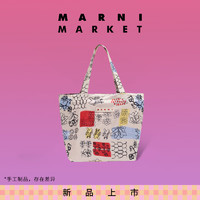 MARNI MARKET OTHER BAGS系列手绘涂鸦手提袋包 ZO482 UNI