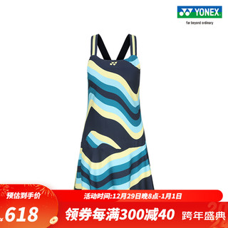 YONEX/尤尼克斯 20756EX 24SS大赛系列 澳网大赛女款运动连衣裙yy 海军靛蓝 M