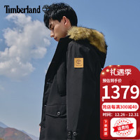 Timberland添柏岚三合一男外套装户外徒步登山服毛领防风夹克派克大衣A22VQ A22VQ001/黑色/毛领可拆 XL/185