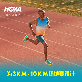 HOKA ONE ONE男女款秋冬天空 X 2 LD竞赛跑步鞋CIELO X 2 LD防滑回弹 白色 / 青瓷蓝 42