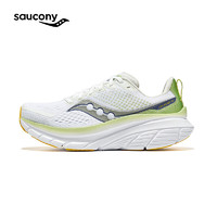 saucony 索康尼 向导17稳定支撑跑鞋女缓震保护跑步鞋训练运动鞋白绿37