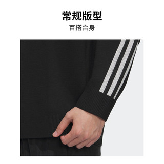 adidas阿迪达斯三叶草男女冬季运动针织套头衫IX7817 黑色 A/L