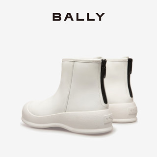 BALLY/巴利女士白色皮革靴6304744 白色 38