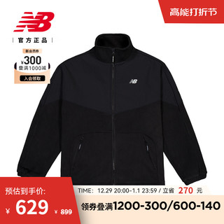 new balance 男款运动休闲百搭针织夹克外套 BK MDD45031 XS