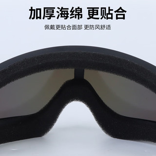 BAIJIE 拜杰 滑雪镜滑雪眼镜男护目镜双层防雾防风防强光