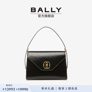 BALLY/巴利【季末礼遇】女士黑色皮革单肩包6304738 图片色 均码