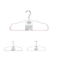 MINISO 名创优品 金属浸胶防滑衣架 5只装