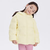 森马（Semir）童装儿童羽绒服男童女童时尚日常清新纯色短款外套 淡黄31401 150cm
