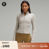 lululemon丨Define 女士运动短款夹克 *罗纹 Nulu™ LW3HB6S 土灰色 6