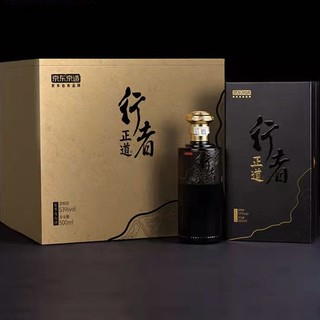 移动端、京东百亿补贴：京东京造 正道行者 500ML*6瓶整箱装 茅台镇 酱香型白酒 坤沙