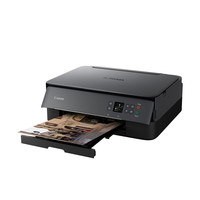 Canon 佳能 TS5340a彩色照片A4喷墨打印复印扫描三合一体机家用学生作业无线可连接WIFI电脑自动双面打印机