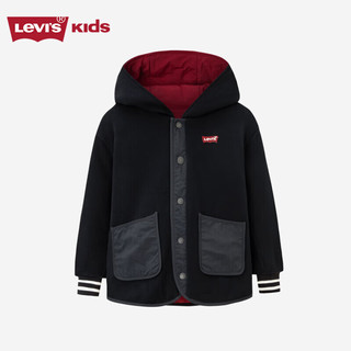 Levi's 李维斯童装冬季儿童外套男童双面穿棉服兔年生肖款 黑美人 160/76(L)