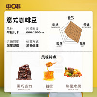 CHNFEI CAFE 中啡 ZHONGFEI） 云南小粒咖啡豆手冲单品拼配 新鲜烘焙 可磨粉 意式浓缩 1袋 500g