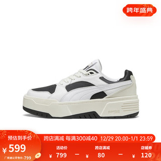 PUMA 彪马 女子复古休闲鞋 CA. FLYZ PRM 396099 黑色-白色-02 35.5